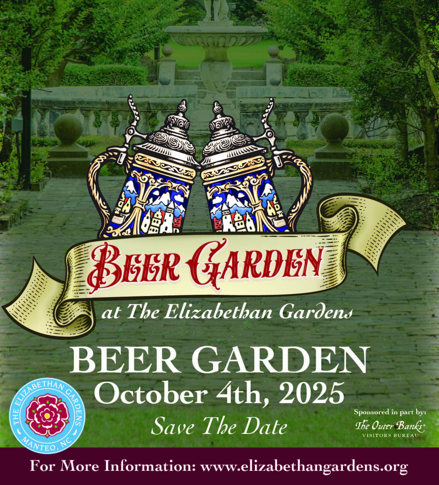 Beer Garden at Elizabethan Gardens